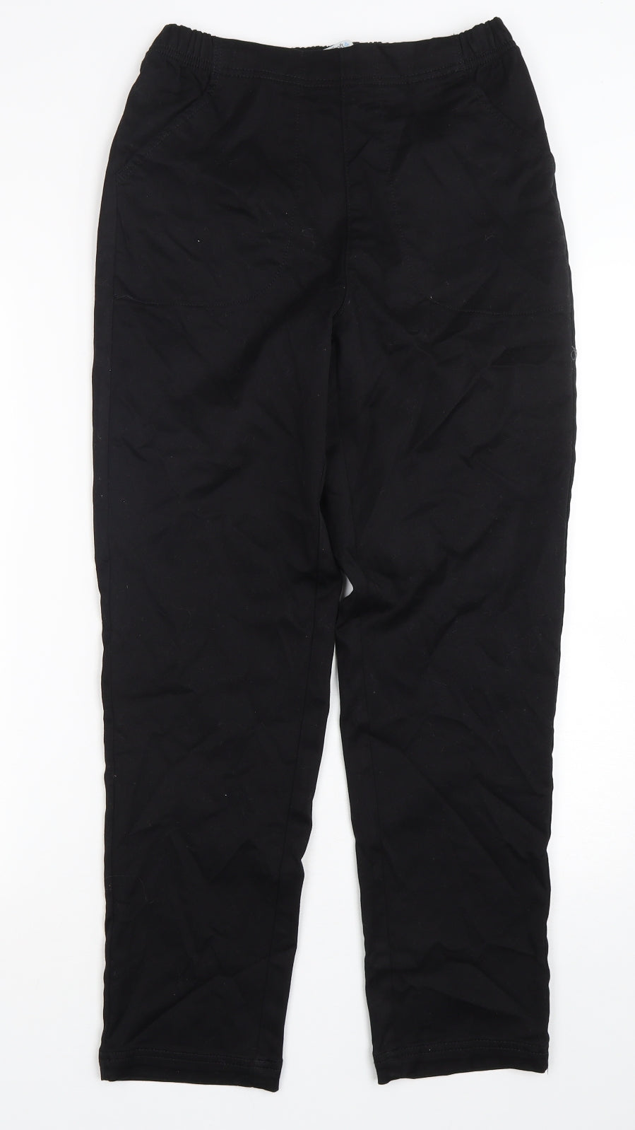 Croft & Barrow Womens Black  Cotton Trousers  Size S L28 in Regular