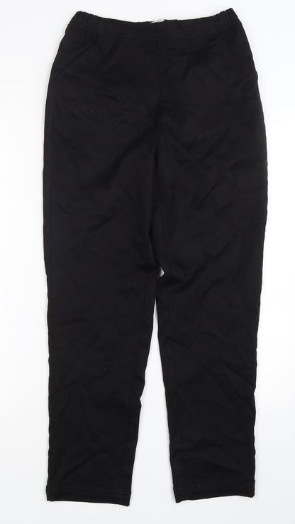 Croft & Barrow Womens Black  Cotton Trousers  Size S L28 in Regular