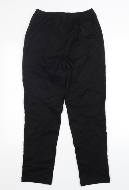 Croft & Barrow Womens Black  Cotton Trousers  Size S L28 in Regular