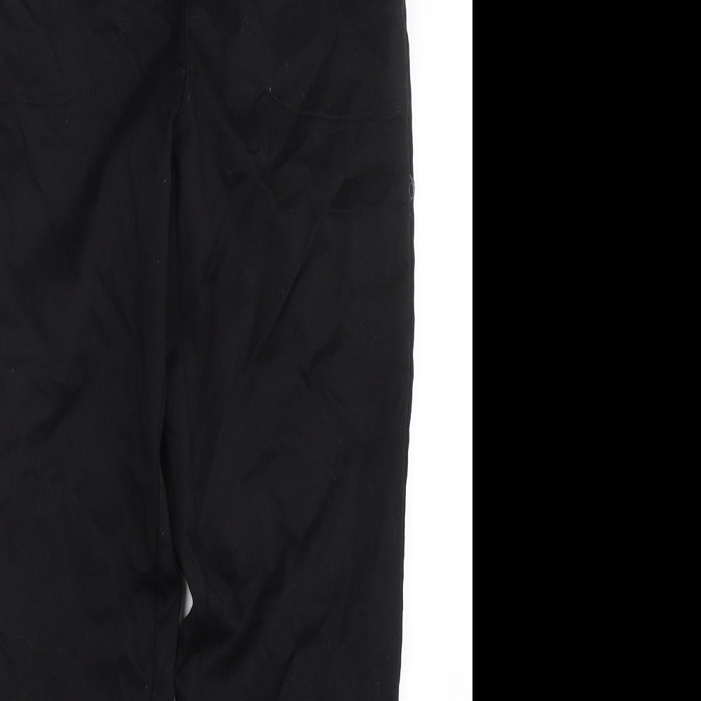 Croft & Barrow Womens Black  Cotton Trousers  Size S L28 in Regular