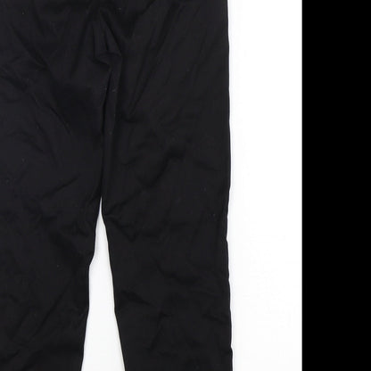 Croft & Barrow Womens Black  Cotton Trousers  Size S L28 in Regular