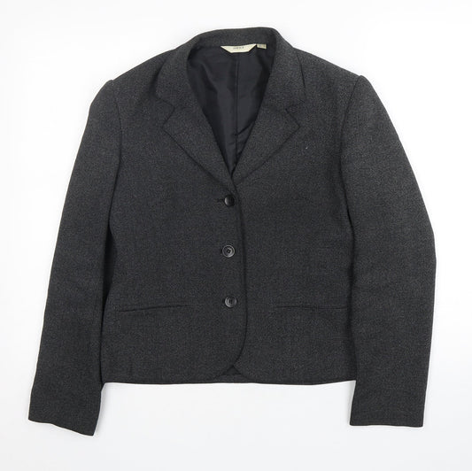 NEXT Womens Grey  Polyester Jacket Blazer Size 10