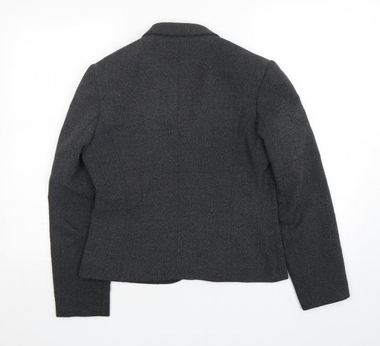 NEXT Womens Grey  Polyester Jacket Blazer Size 10