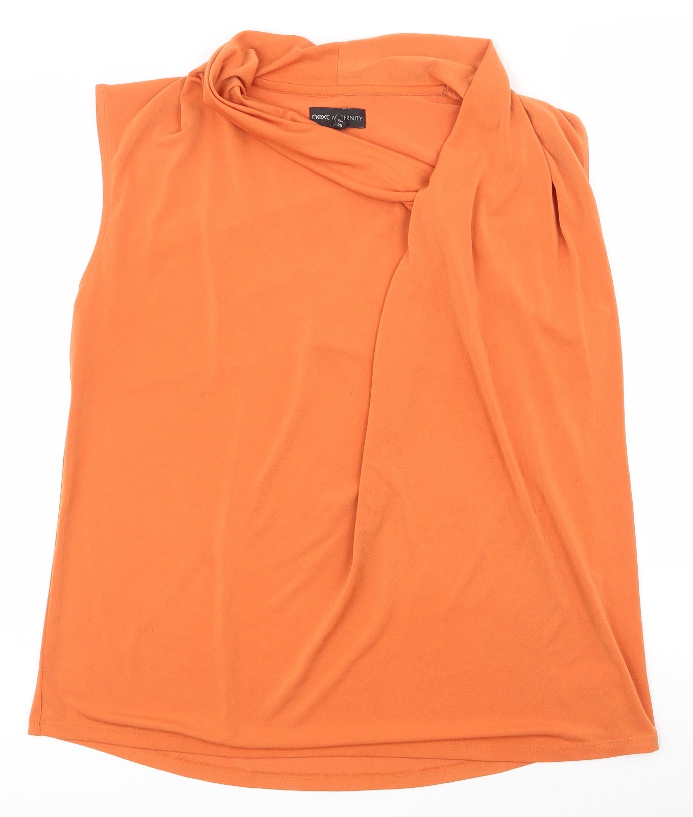 Womens UK Size 10 NEXT Orange Basic Tank