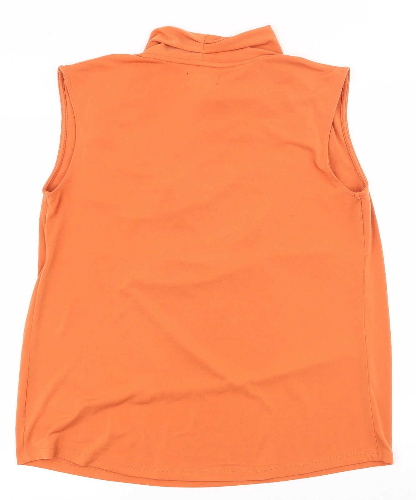 Womens UK Size 10 NEXT Orange Basic Tank