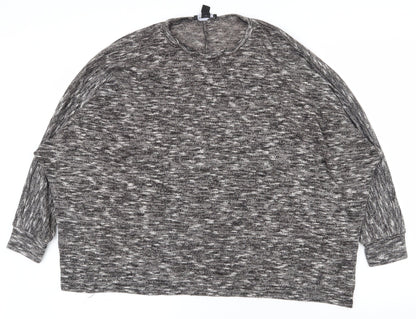 Womens UK Size S New Look Grey Pullover Jumper