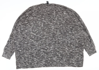 Womens UK Size S New Look Grey Pullover Jumper