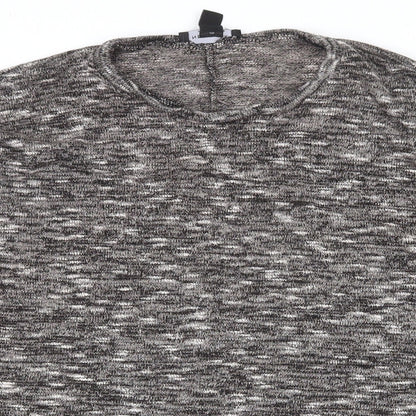Womens UK Size S New Look Grey Pullover Jumper