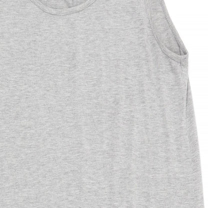 Atmosphere Womens Grey  Viscose Trapeze & Swing  Size 12  Scoop Neck Pullover