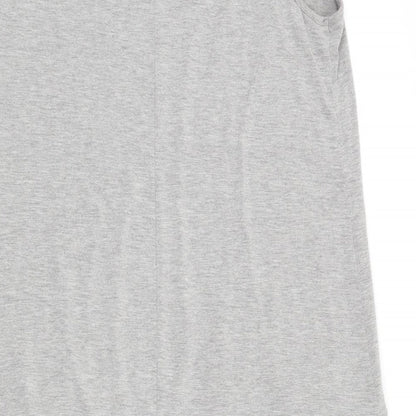 Atmosphere Womens Grey  Viscose Trapeze & Swing  Size 12  Scoop Neck Pullover