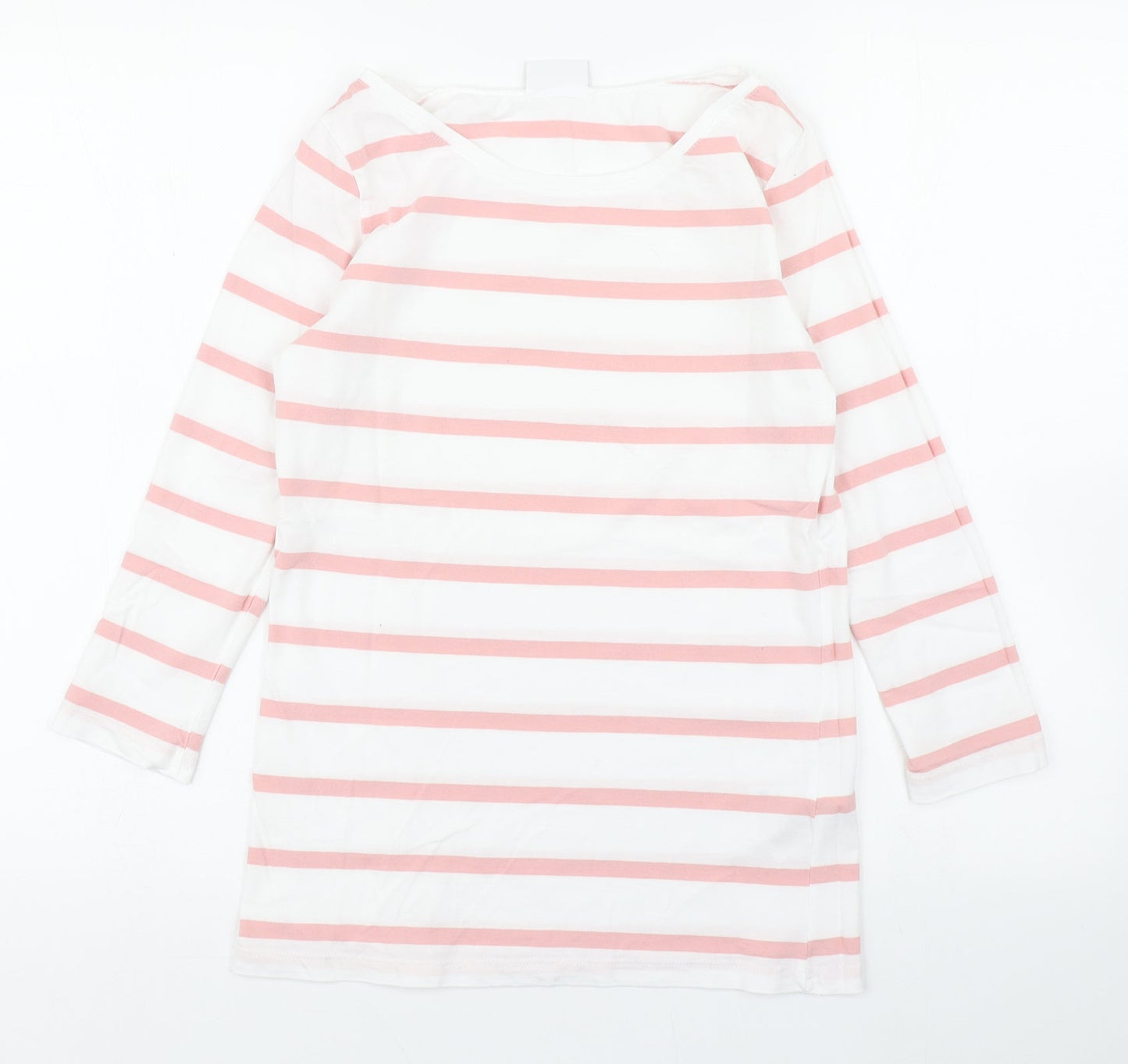 Womens UK Size M VILA White Basic T-Shirt