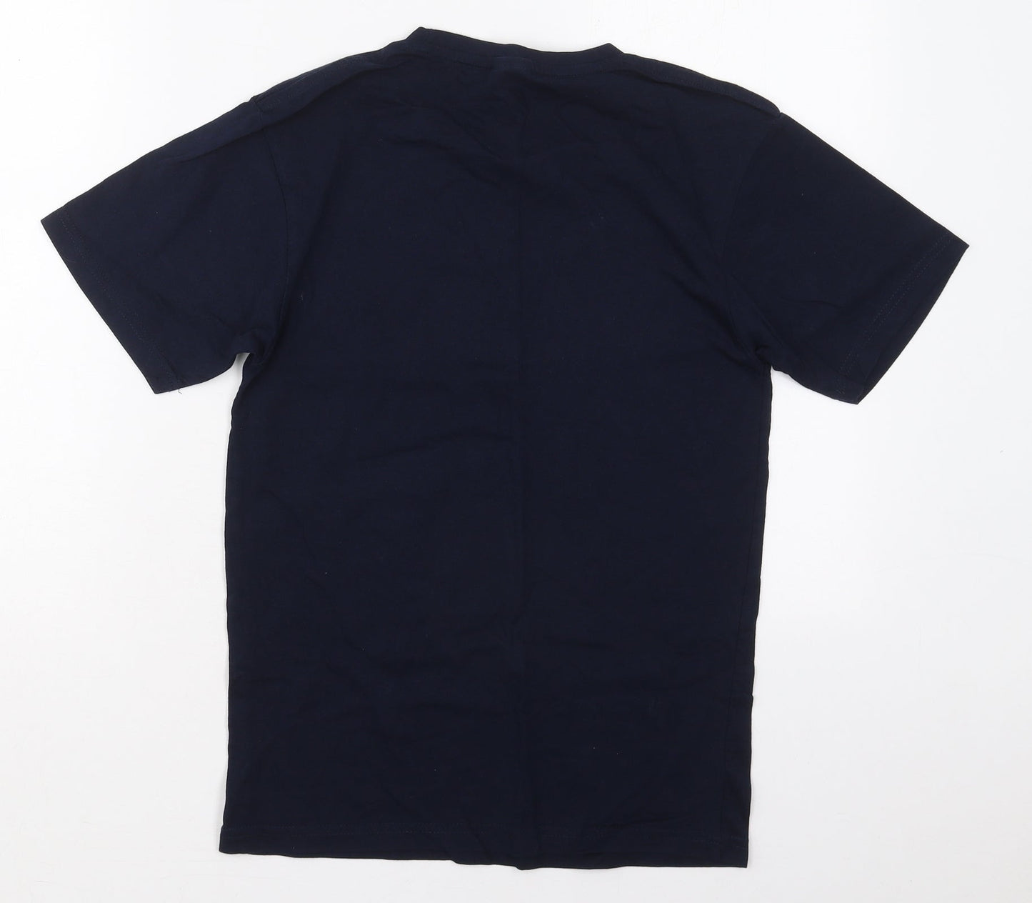 Uneek Boys Blue  Cotton Basic T-Shirt Size 11-12 Years Crew Neck Pullover - CR Hockey Academy