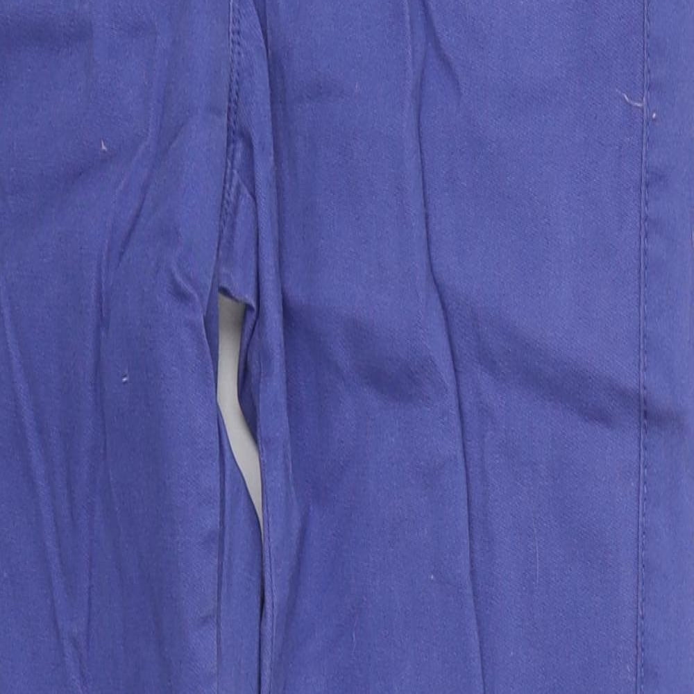 Denim Co Womens Blue  Cotton Skinny Jeans Size 14 L27 in Regular Button