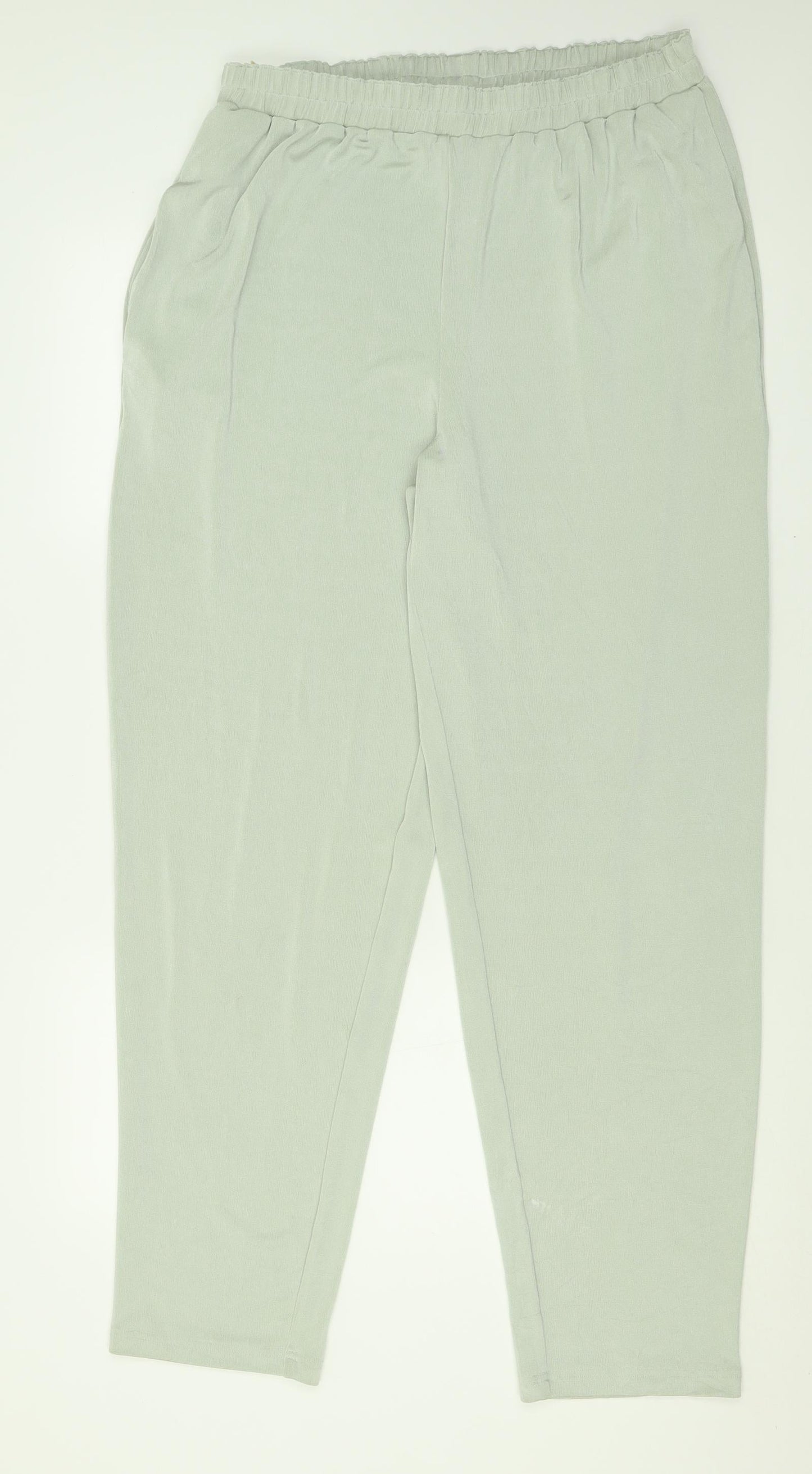 almia Womens Green  Polyamide Trousers  Size 16 L32 in Regular
