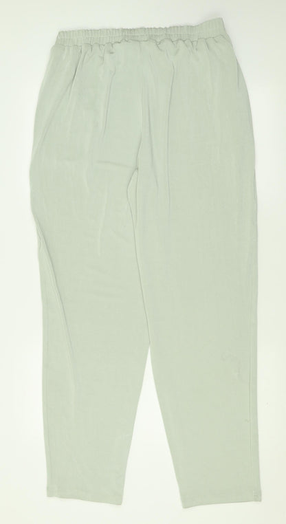 almia Womens Green  Polyamide Trousers  Size 16 L32 in Regular