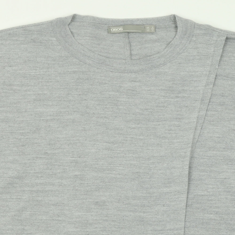 Womens UK Size 6 ASOS Grey Pullover Jumper