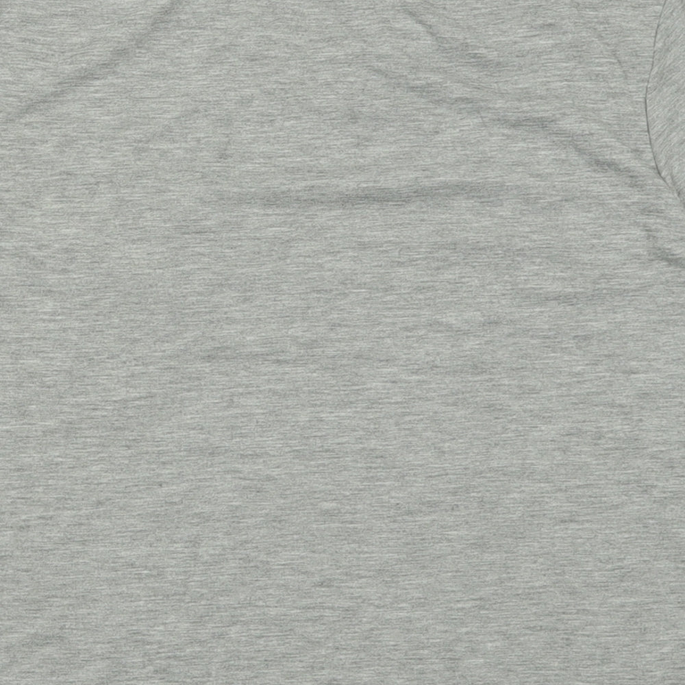 Womens UK Size 16 Atmosphere Grey Cropped T-Shirt