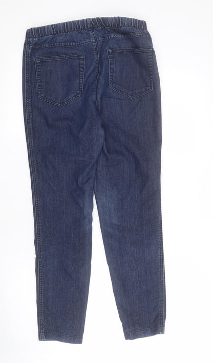Womens UK Size 10 Marks and Spencer Regular Fit Jegging Blue Jeans