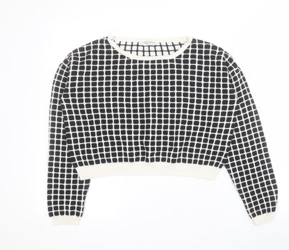 Womens UK Size 8 Miss Selfridge Black Pullover Jumper