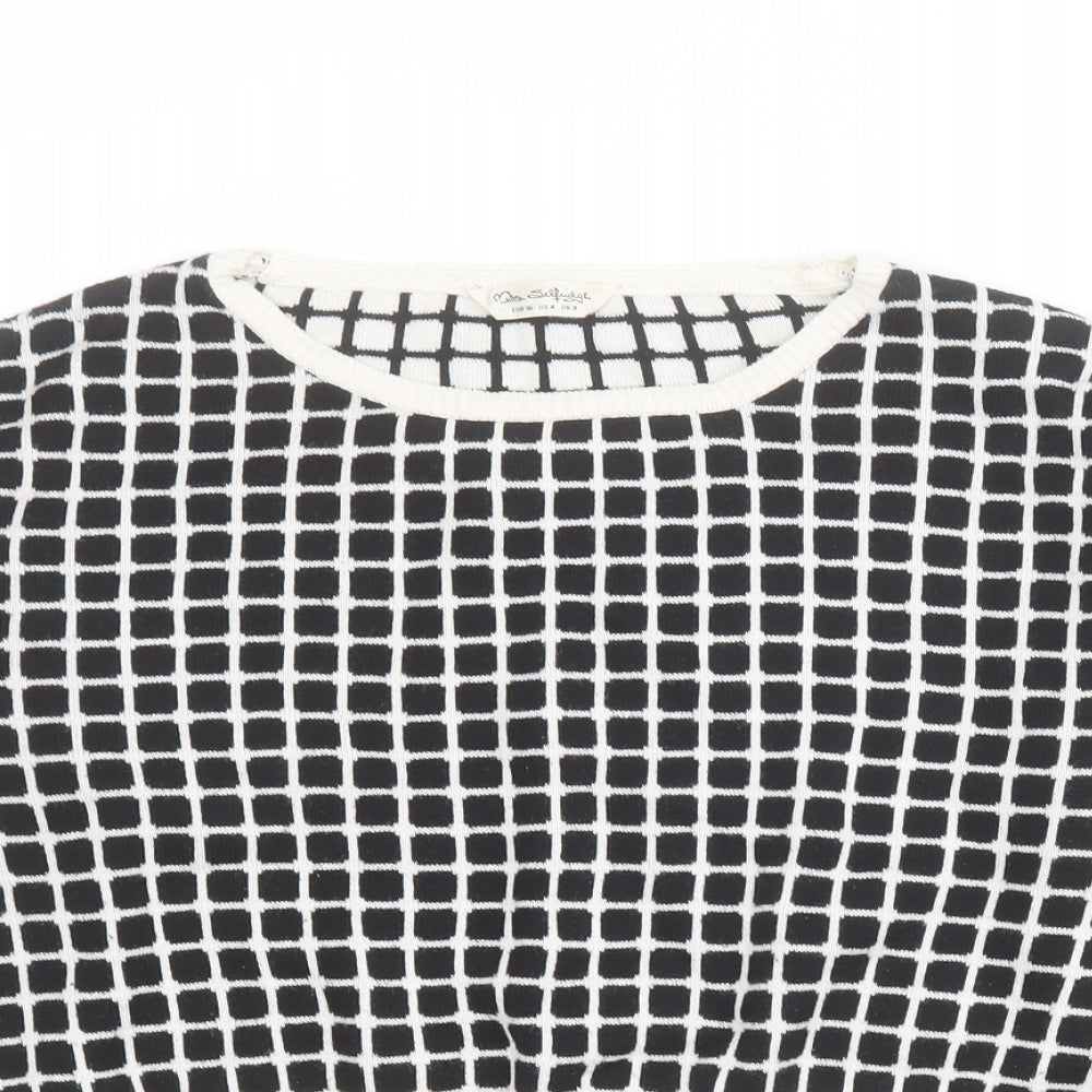 Womens UK Size 8 Miss Selfridge Black Pullover Jumper