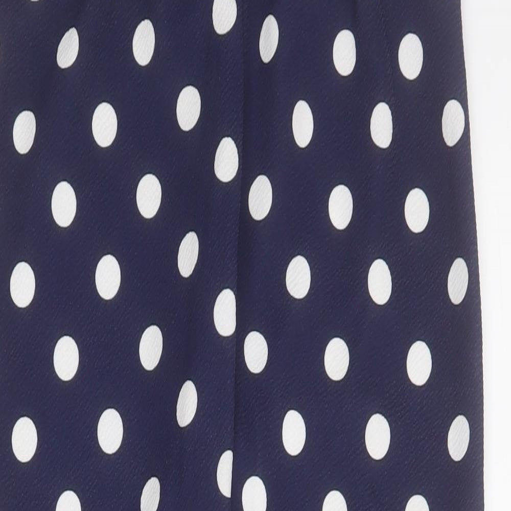 Womens UK Size 6 PRETTYLITTLETHING Regular Fit Cropped Blue Trousers