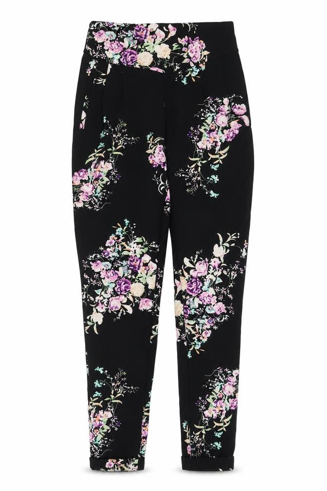Womens UK Size 6 Missguided Regular Fit Carrot Black Trousers