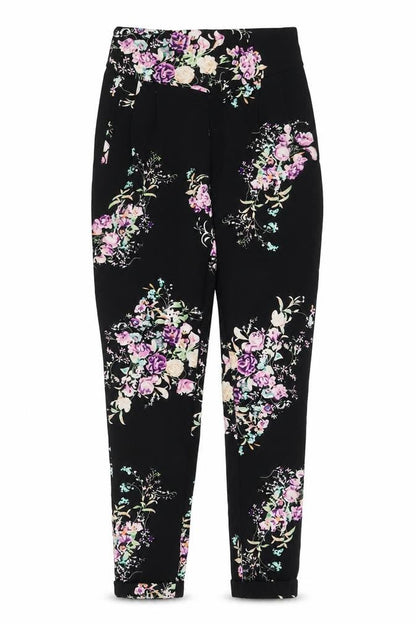 Womens UK Size 6 Missguided Regular Fit Carrot Black Trousers