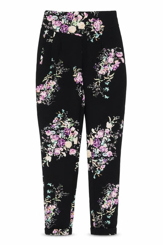 Womens UK Size 6 Missguided Regular Fit Carrot Black Trousers