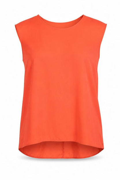 Womens UK Size 8 Oasis Red Basic Blouse