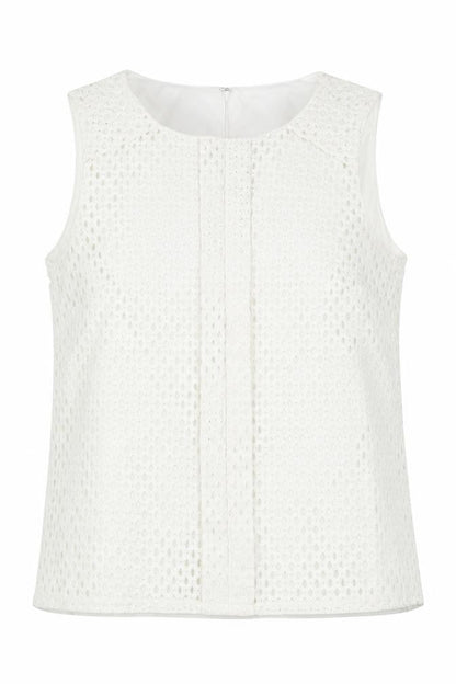 Womens UK Size 10 Warehouse White Basic Blouse