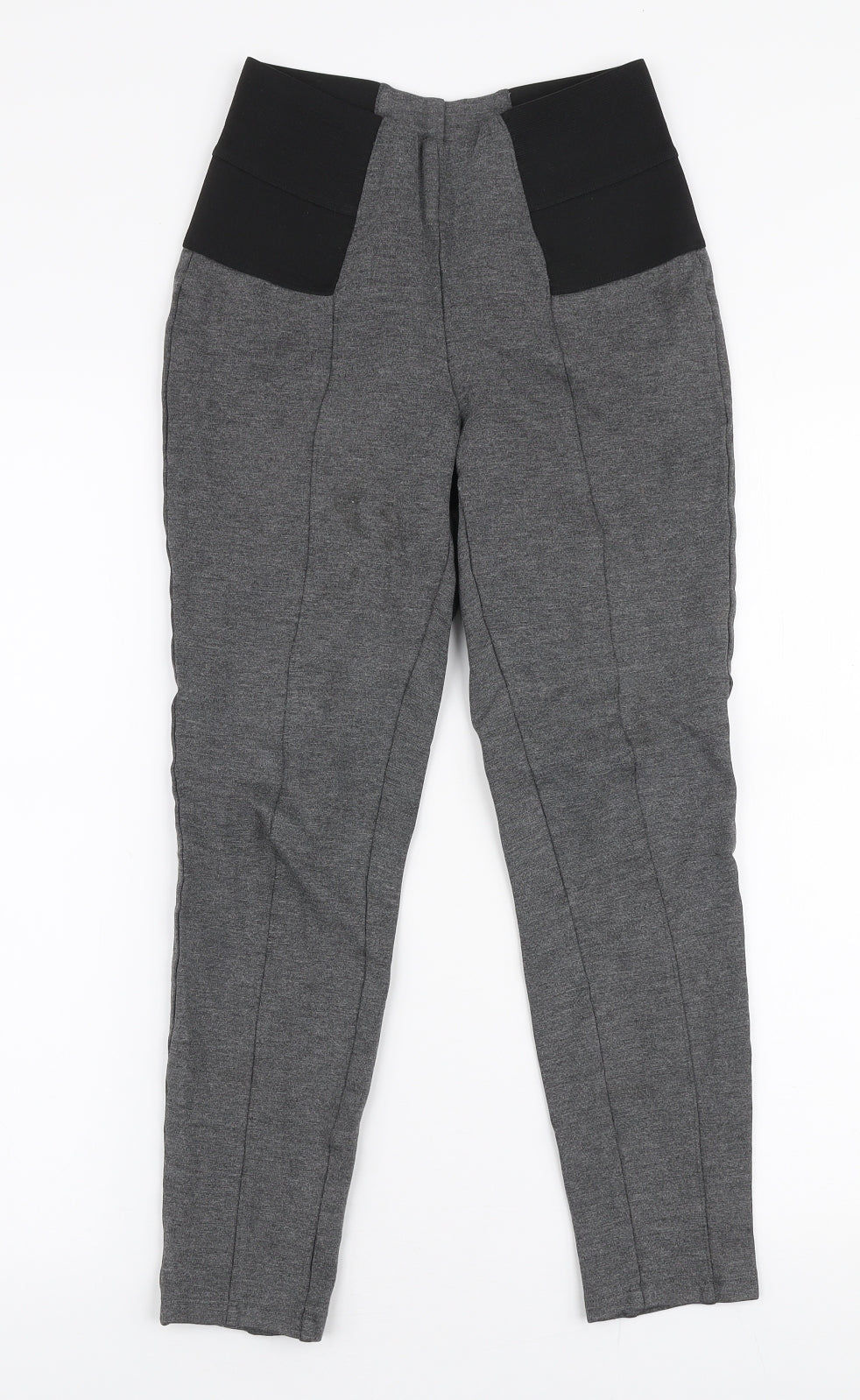 Womens UK Size S ESMARA  Capri Grey Leggings