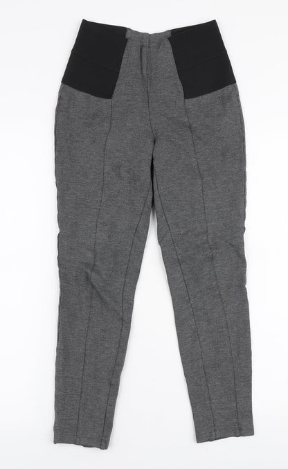 Womens UK Size S ESMARA  Capri Grey Leggings