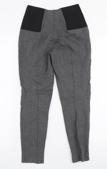Womens UK Size S ESMARA  Capri Grey Leggings