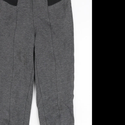 Womens UK Size S ESMARA  Capri Grey Leggings