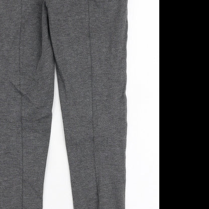 Womens UK Size S ESMARA  Capri Grey Leggings