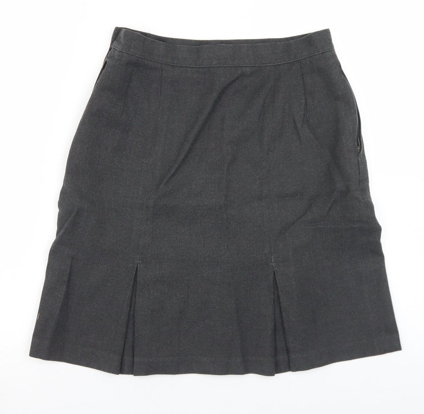 Whites Girls Grey  Polyester Paperbag Shorts Size 15 Years  Regular Buckle - school wear