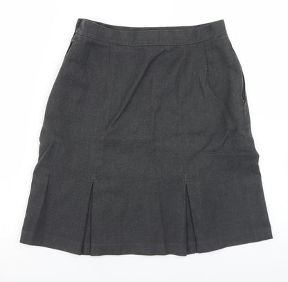 Whites Girls Grey  Polyester Paperbag Shorts Size 15 Years  Regular Buckle - school wear