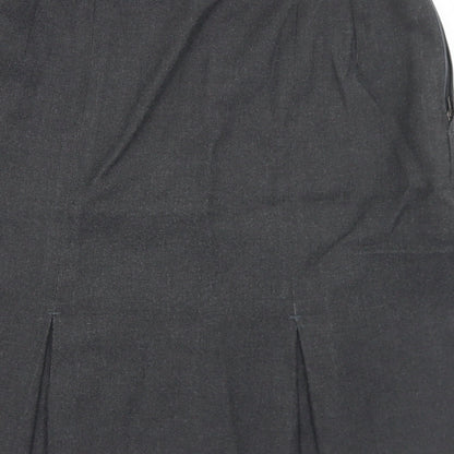 Whites Girls Grey  Polyester Paperbag Shorts Size 15 Years  Regular Buckle - school wear