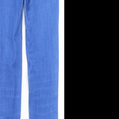 Womens UK Size 26 in Pieces Regular Fit Skinny Blue Jeans