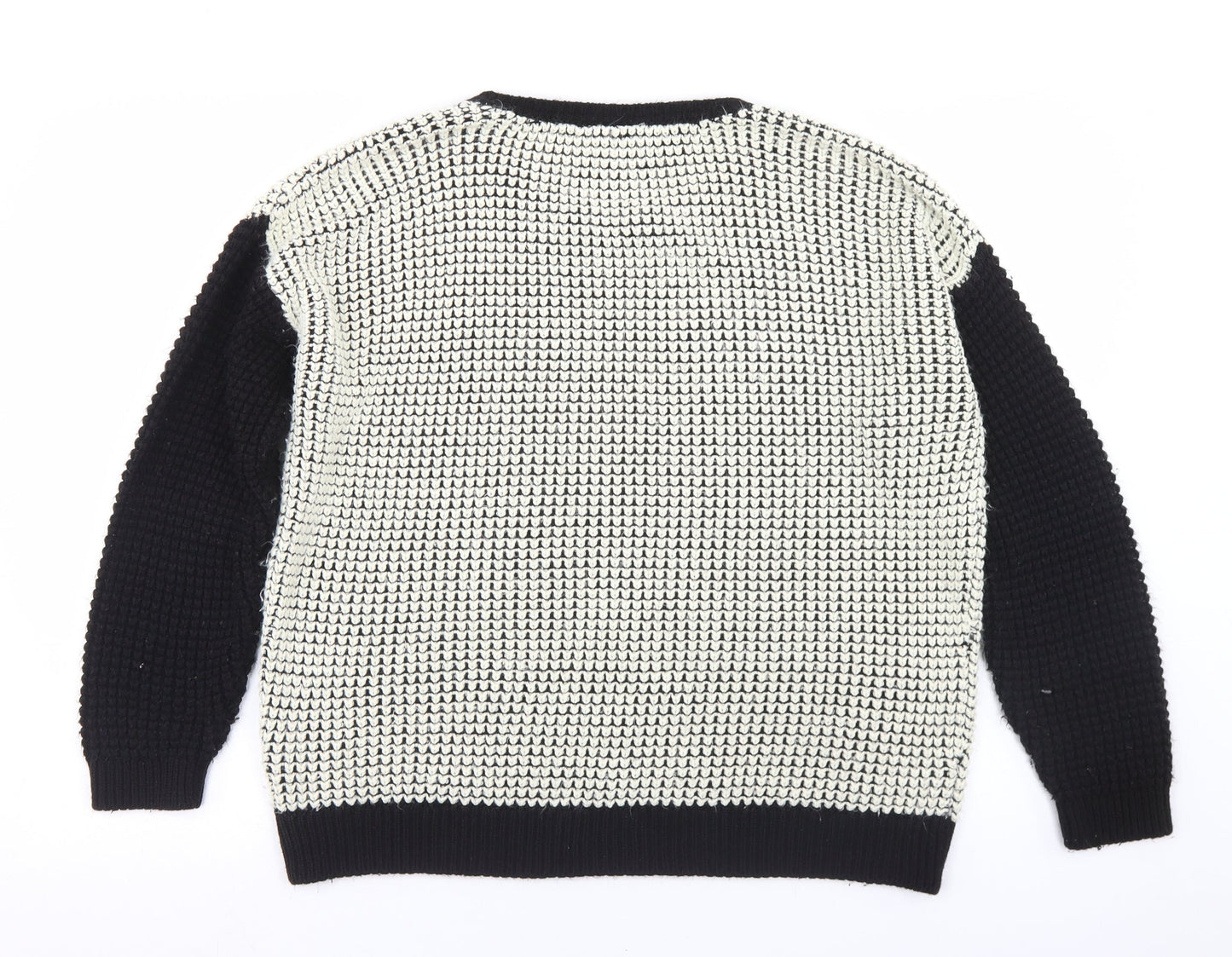 Womens UK Size 10 Topshop Ivory Pullover Jumper
