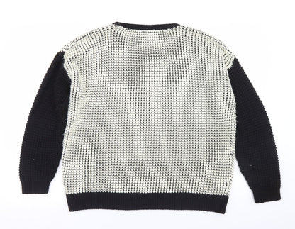 Womens UK Size 10 Topshop Ivory Pullover Jumper