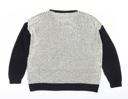 Womens UK Size 10 Topshop Ivory Pullover Jumper