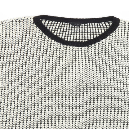 Womens UK Size 10 Topshop Ivory Pullover Jumper