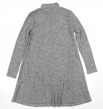 Innocence Womens Grey  Polyester Trapeze & Swing  Size 12  Mock Neck
