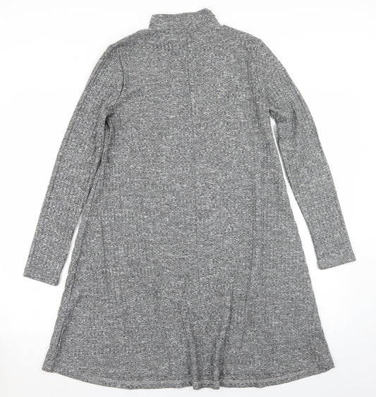 Innocence Womens Grey  Polyester Trapeze & Swing  Size 12  Mock Neck