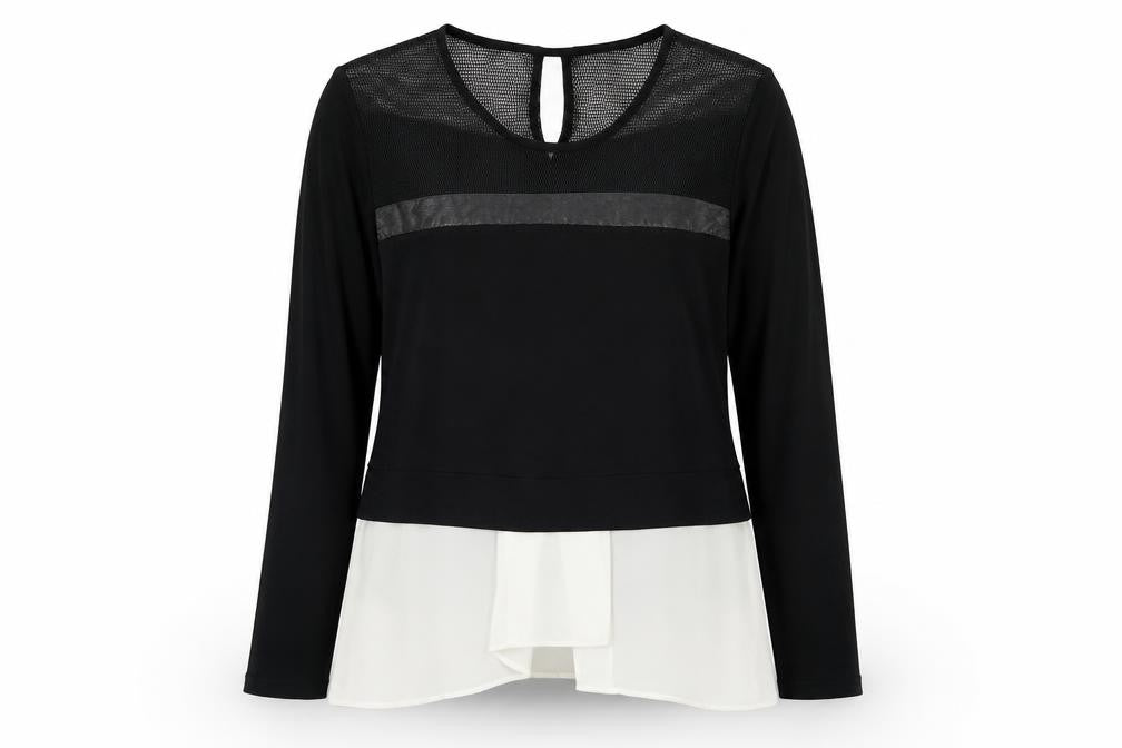 Womens UK Size M Rinascimento Black Basic T-Shirt