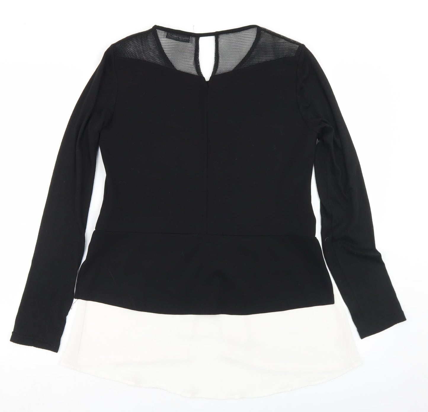 Womens UK Size M Rinascimento Black Basic T-Shirt