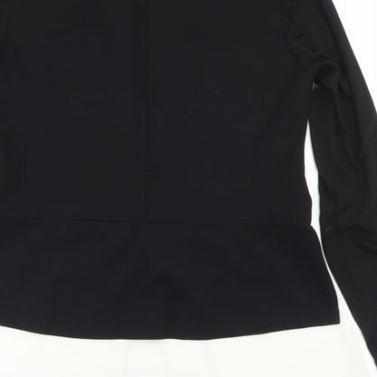 Womens UK Size M Rinascimento Black Basic T-Shirt