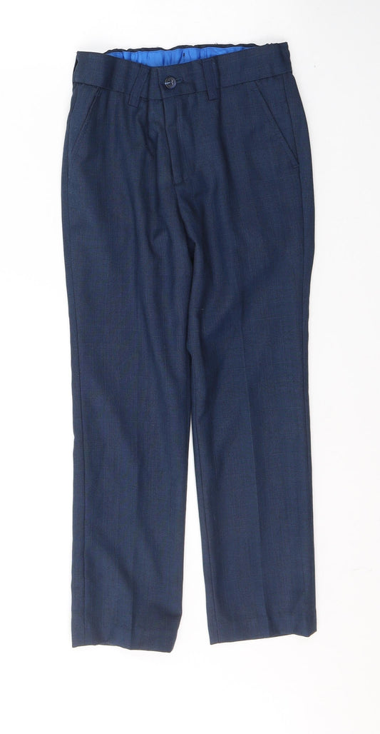 NEXT Boys Blue  Polyester Capri Trousers Size 8 Years  Regular Button