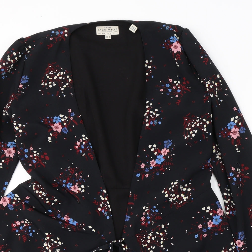 Womens UK Size 8 Jack Wills Black Jacket